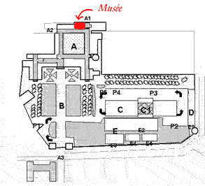 Plan de l'Abbaye de Cluny